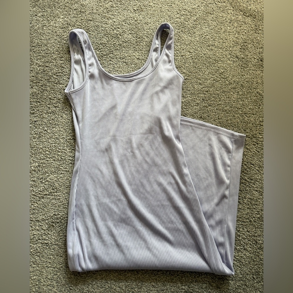 SHEIN Light Purple Ribbed Dress - Picture 4 of 4